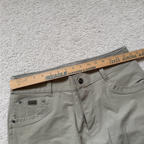 Kuhl Pants Mens 33x34 (32x32) Khaki Beige Hiking Outdoor Stretch Trail - Picture 3 of 8